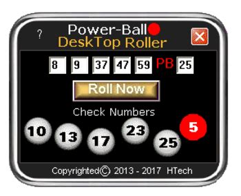 powerball number generator based on frequency